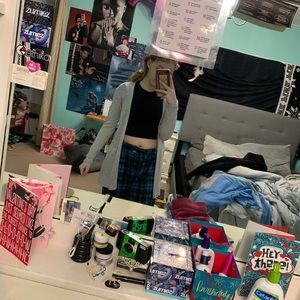 h&m lightweight grey cardigan